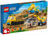 LEGO® City Construction Trucks And Wrecking Ball Crane Building Set 60391 - Radar Toys