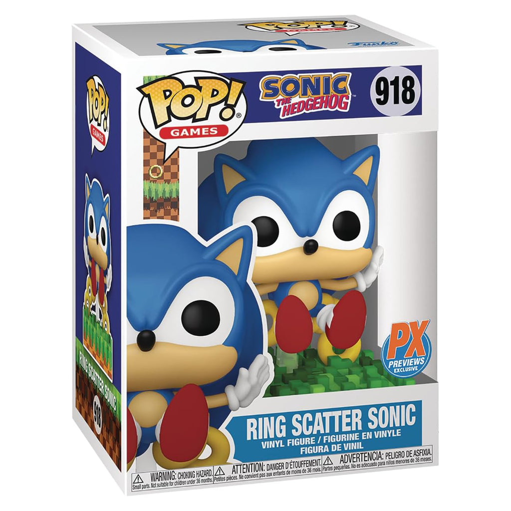 Funko Sonic The Hedgehog PX POP Ring Scatter Sonic Figure