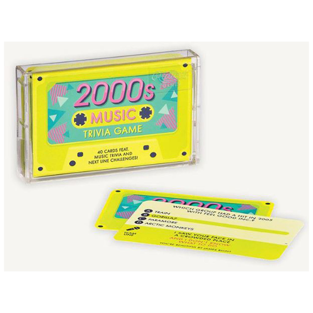 Chronicle Books Trivia Tapes 2000s Music Trivia Game - Radar Toys