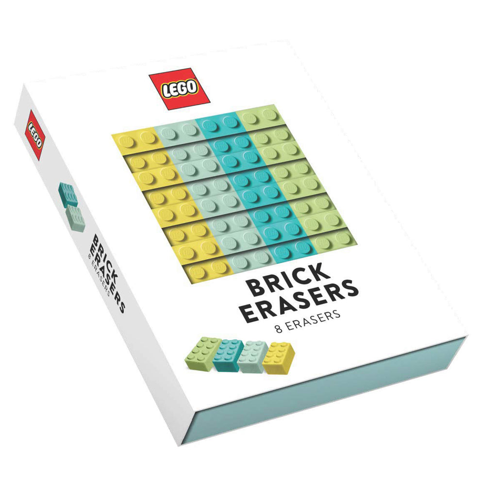 Chronicle Books LEGO Pastel Brick Erasers Set