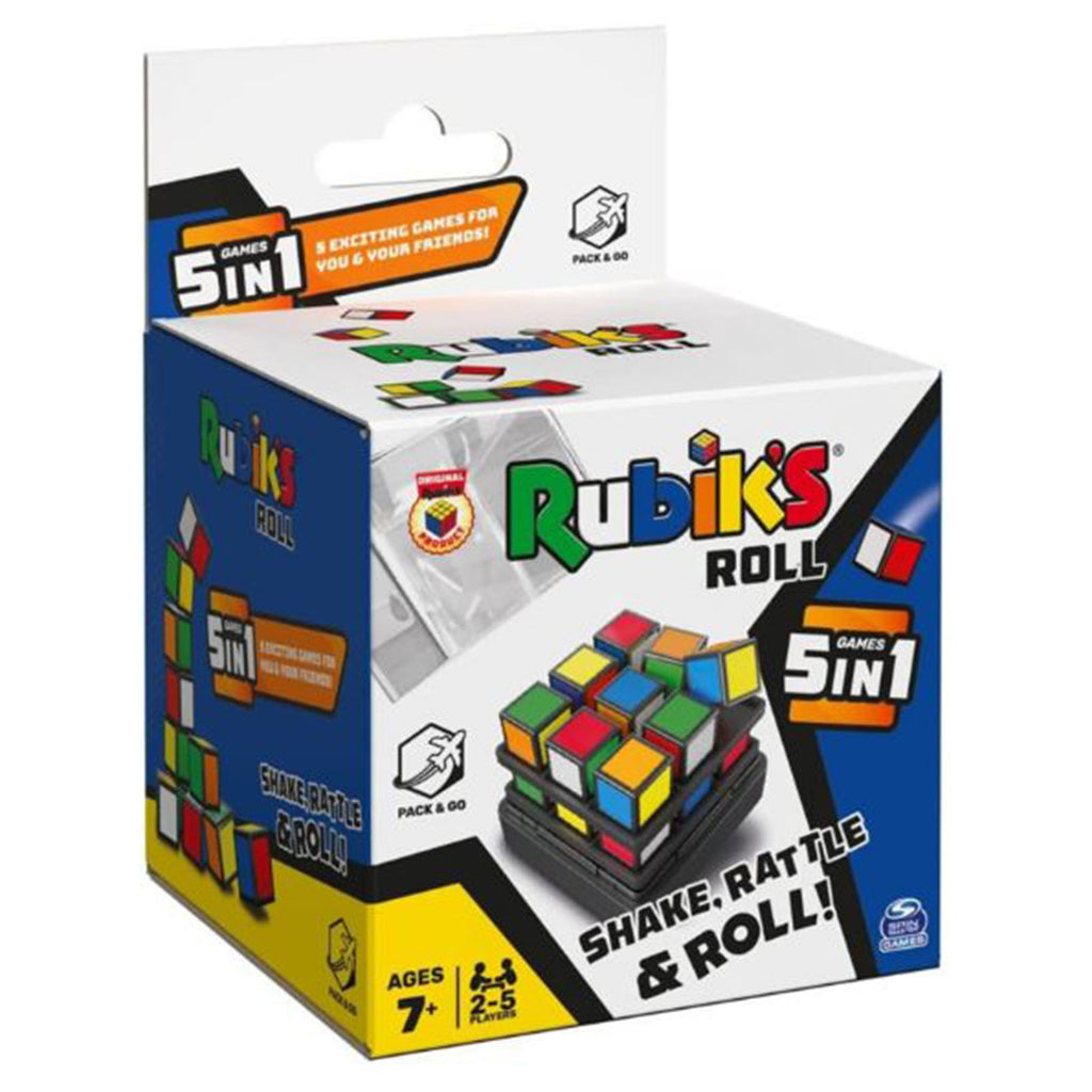 Spin Master Rubik's Roll 5 In 1 Game Set