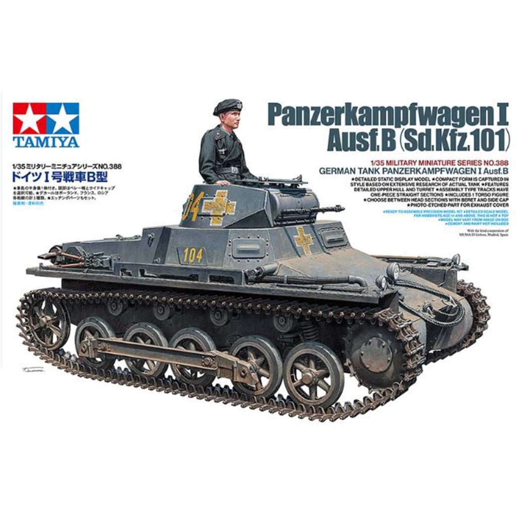 Tamiya German Panzerkampfwagen I Tank 35th Scale Model Kit