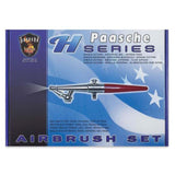 Paasche Single Action External Mix Siphon Feed Airbrush Set - Radar Toys