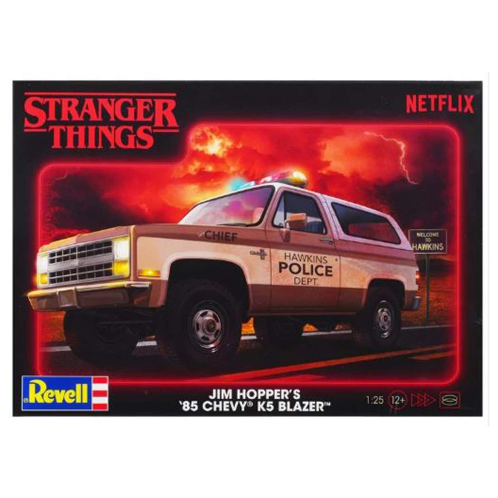Revell Stranger Things Jim Hopper's 1985 Chevy K5 Blazer 25th Scale Model Kit