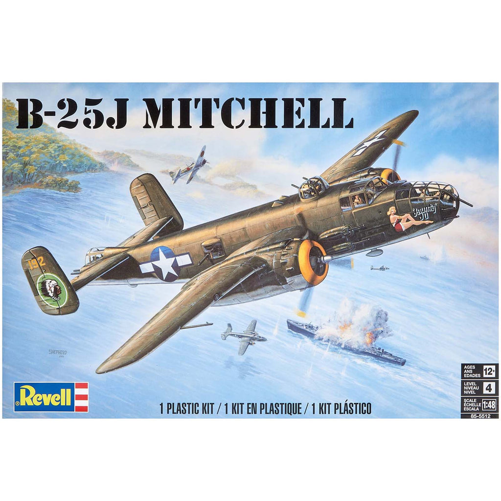 Revell B-25J Mitchell 48th Scale Aircraft Model Kit