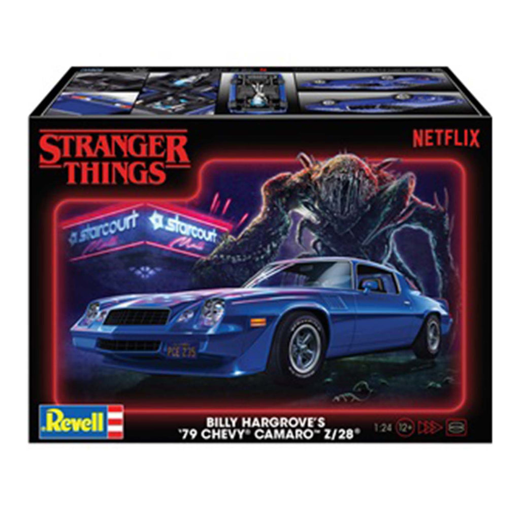 Revell Stranger Things Billy Hargrove's 1979 Chevy Camaro Z28 24th Scale Model Kit