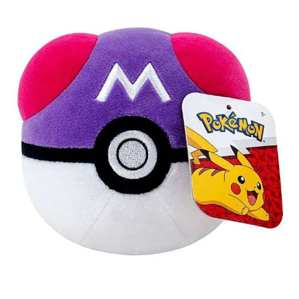 Jazwares Pokemon Master Ball 5 Inch Plush Figure