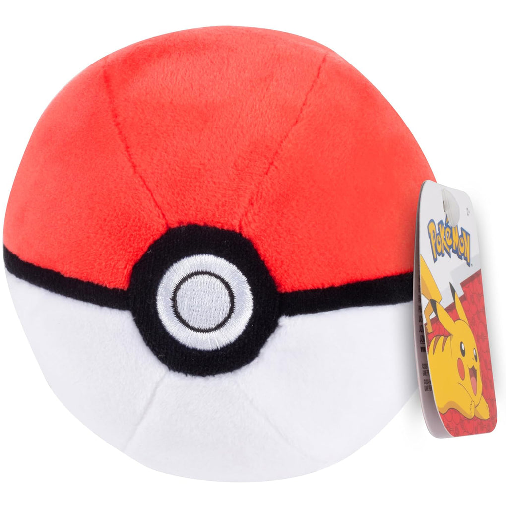 Jazwares Pokemon Poke Ball 5 Inch Plush Figure