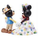 Enesco Disney Showcase Mickey And Minnie Botanical Decorative Figurine 6014864 - Radar Toys