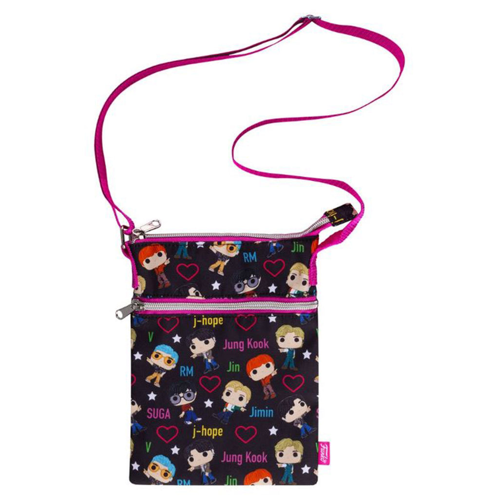 Funko BTS Band With Hearts Passport Crossbody Bag