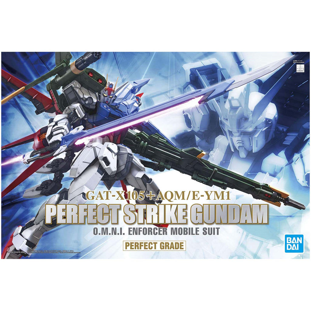 Perfect Grade Model Kit Bandai Gundam Seed Perfect Grade Perfect Strike 1:60 Scale Model Kit ...