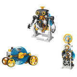 Thames And Kosmos Spring Bots 3 In 1 Spring Powered Machines Set - Radar Toys