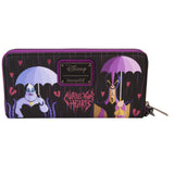 Loungefly Disney Villains Curse Your Hearts Zip Around Wristlet Wallet - Radar Toys