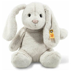 Steiff Hoppie Rabbit Light Grey 12 Inch Plush Figure