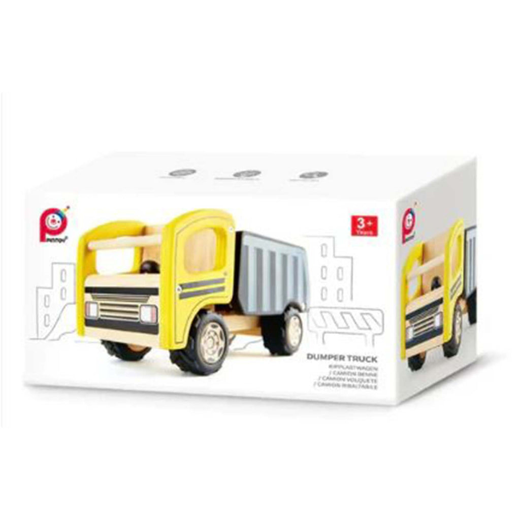 Pintoy Dumper Truck Wooden Toy Vehicle