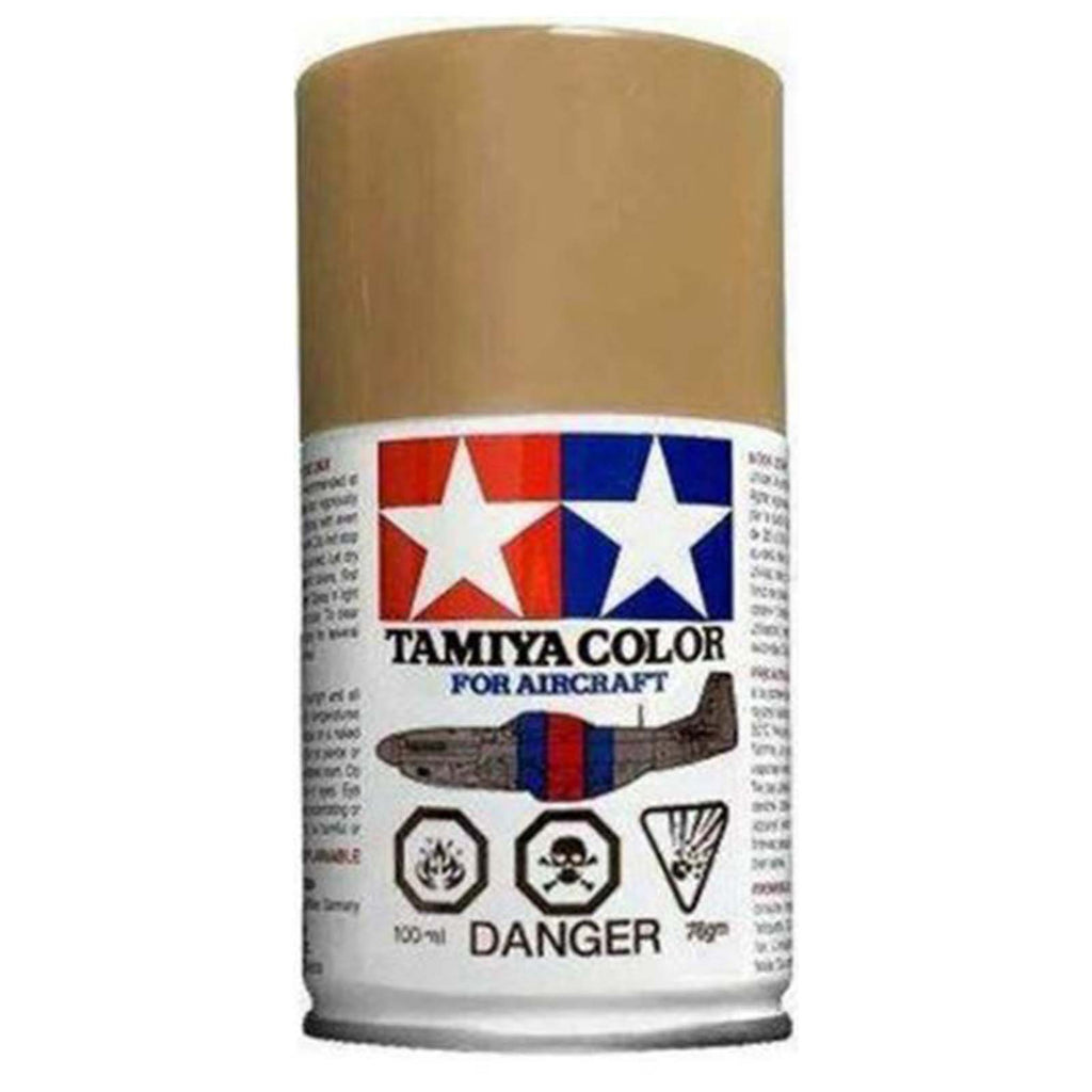 Tamiya Color For Aircraft AS-15 Tan Acrylic 100mL Spray Paint Can TAM86515