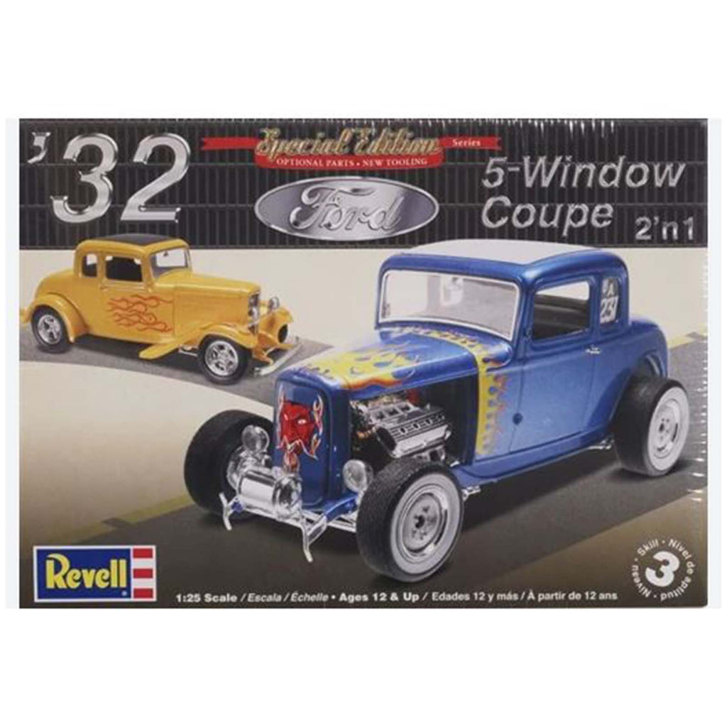 Revell 1932 Ford 5 Window Coupe 2 in 1 25th Scale Vehicle Model Kit
