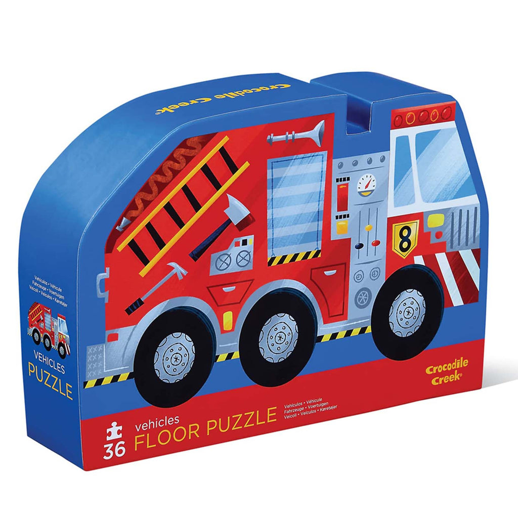 Crocodile Creek Vehicles Floor Puzzle