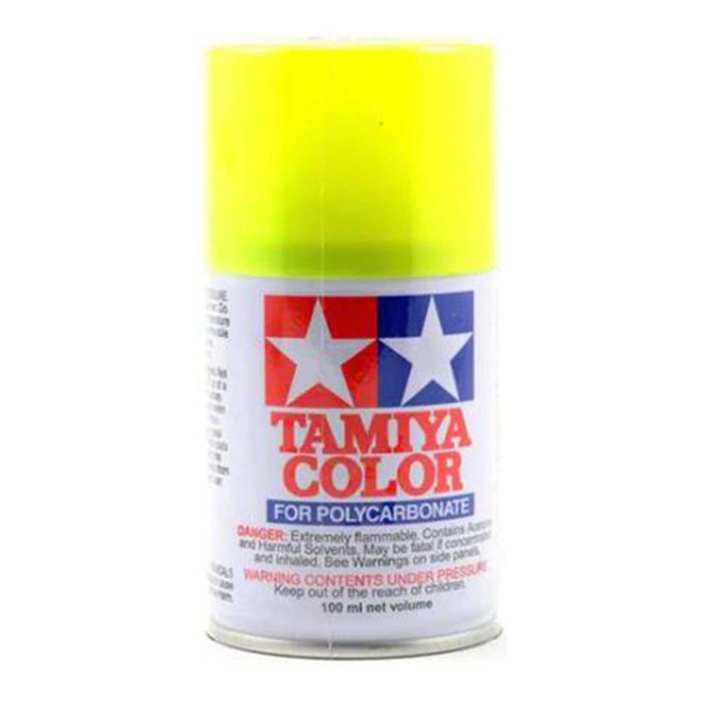 Tamiya Color PS-27 Fluorescent Yellow Polycarbonate Spray Paint 100mL
