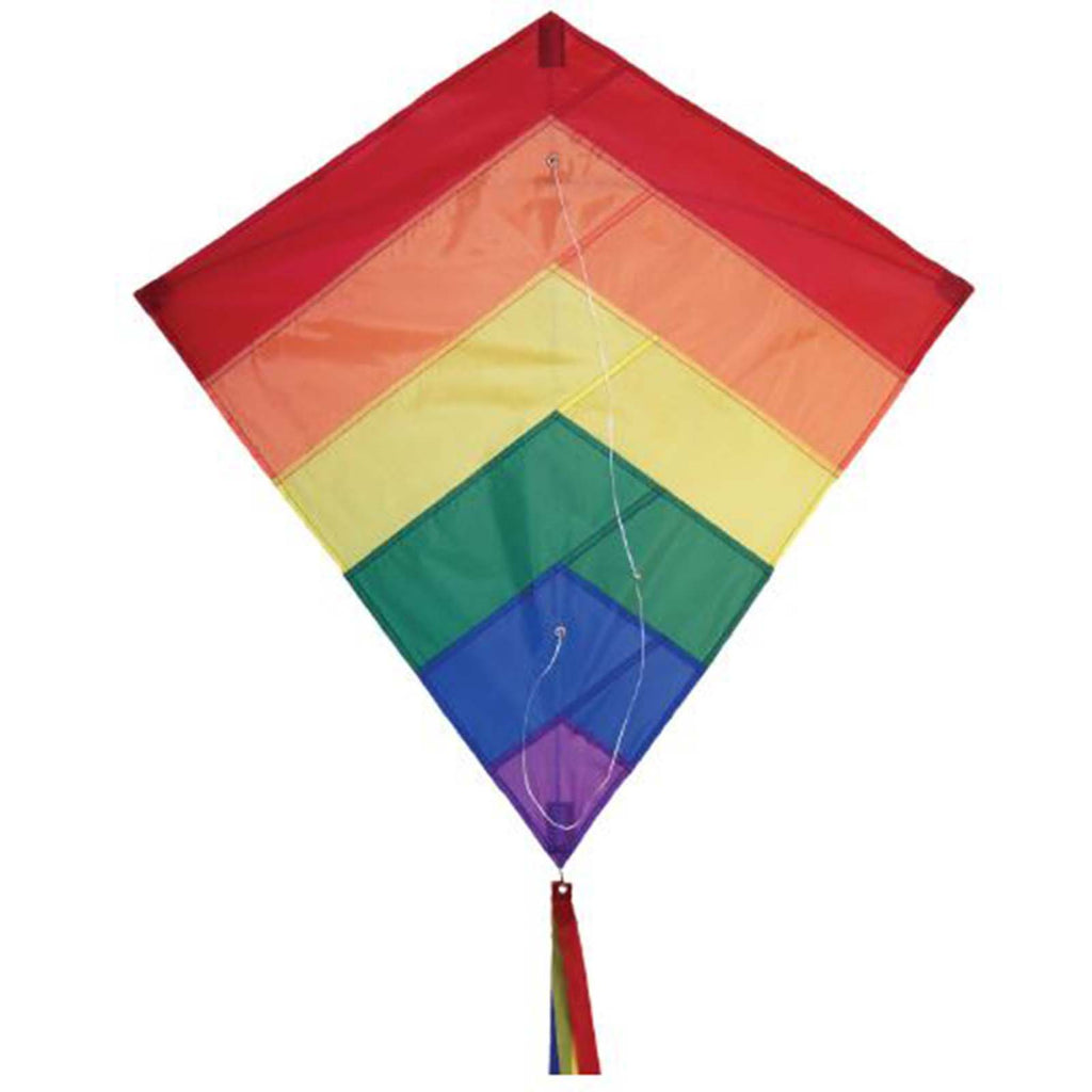 In The Breeze Rainbow Overlay 30 x 30 Diamond Kite 2947