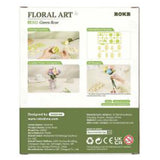 Robotime ROKR Floral Art Green Rose Building Set - Radar Toys