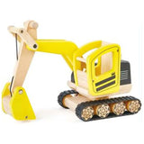 Pintoy Digger Wooden Toy Vehicle - Radar Toys