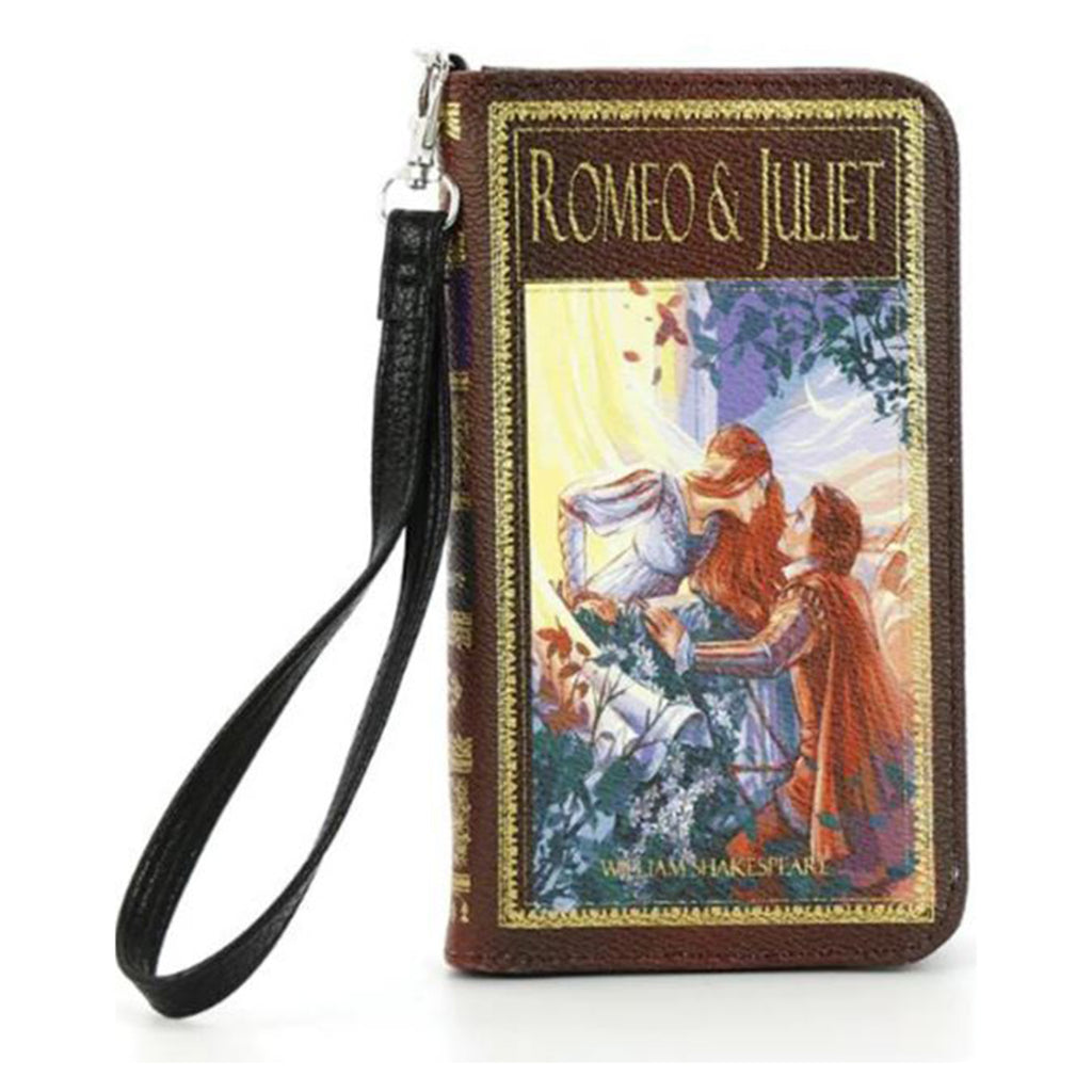 Comeco Romeo And Juliet Book Brown Clutch Vinyl Bag Purse - Radar Toys
