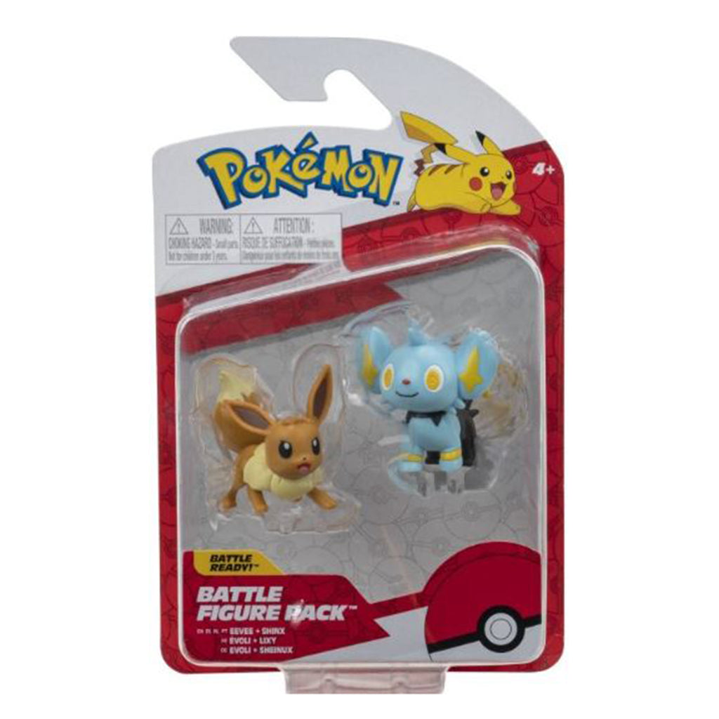 Pokemon Eevee And Shinx Battle Figure Pack