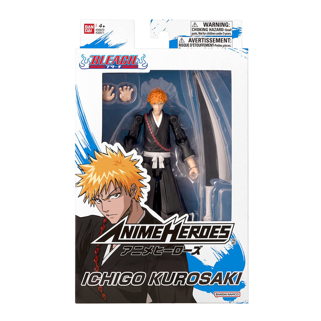 Bandai Anime Heroes Bleach Ichigo Kurosaki Action Figure - Radar Toys