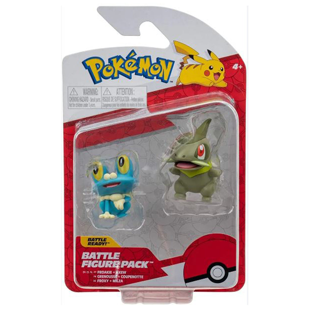 Pokemon Froakie And Axew Battle Figure Pack
