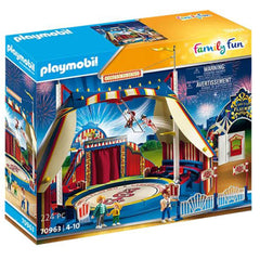 Playmobil Family Fun Playmo Circus Building Set 70963 - Radar Toys