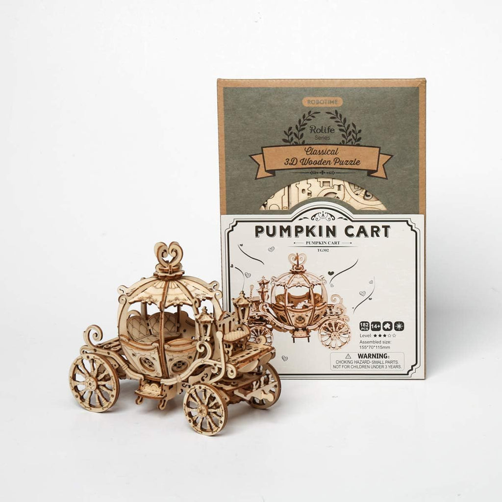 Rolife Pumpkin Cart 3D Wooden Puzzle