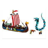 LEGO® Creator Viking Ship And The Midgard Serpent 3-In-1 Building Set 31132 - Radar Toys