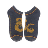 Bioworld Dungeons And Dragons Classic 5 Pairs Youth Ankle Socks - Radar Toys