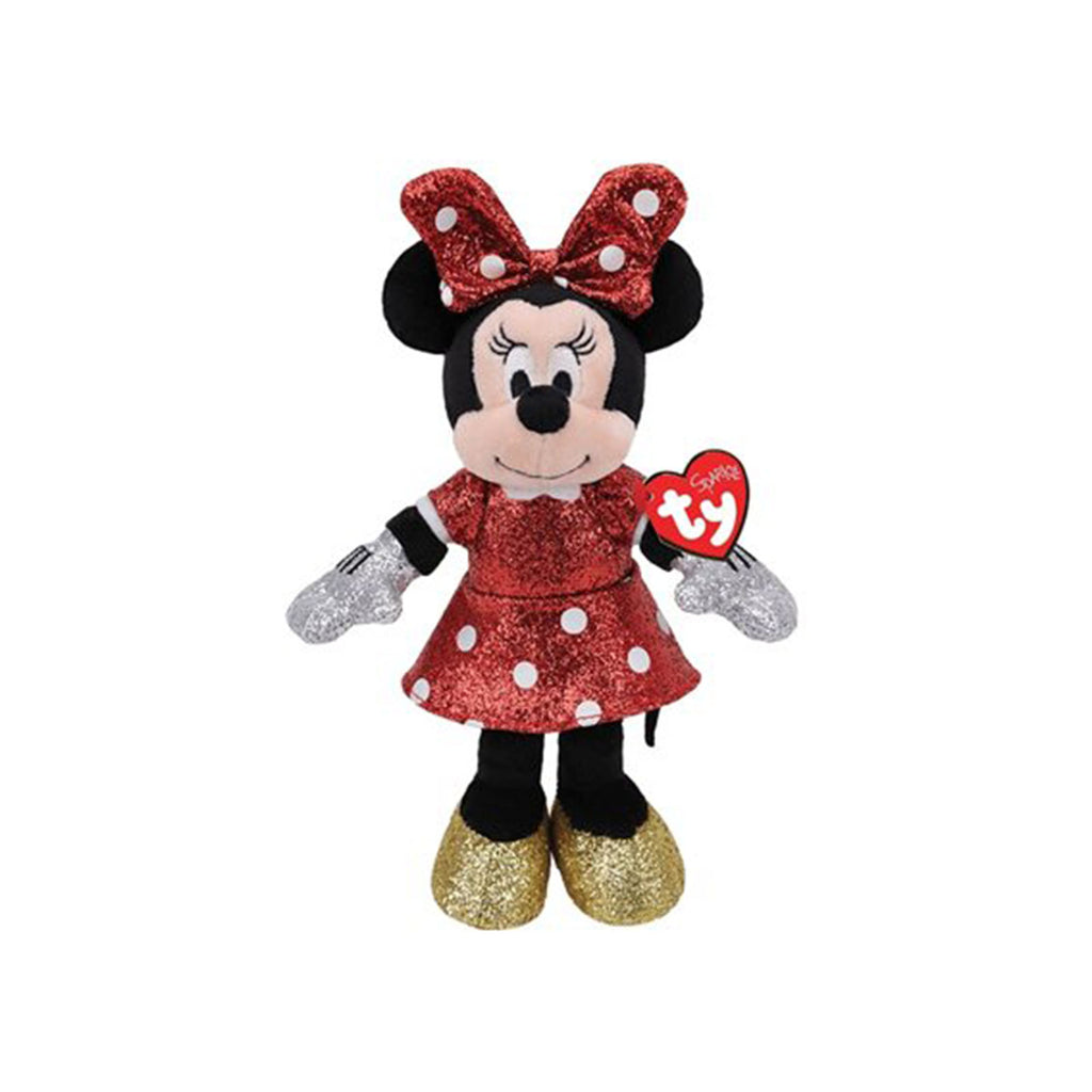 Ty Disney Minnie Sparkle Dress 12 Inch Plush Figure - Radar Toys