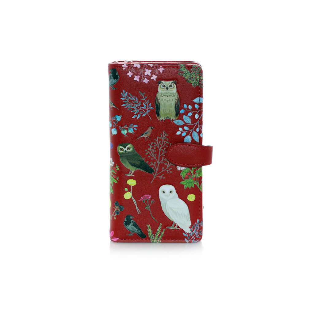 Shagwear Red Wild Bird Forest Wallet