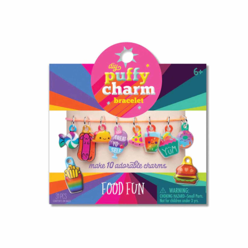 Craft Tastic Food Fun Puffy Charm Bracelet - Radar Toys