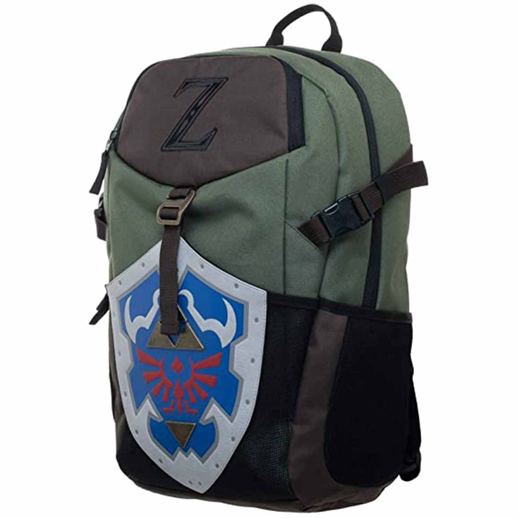 Bioworld Legend Of Zelda Shield Canvas Backpack