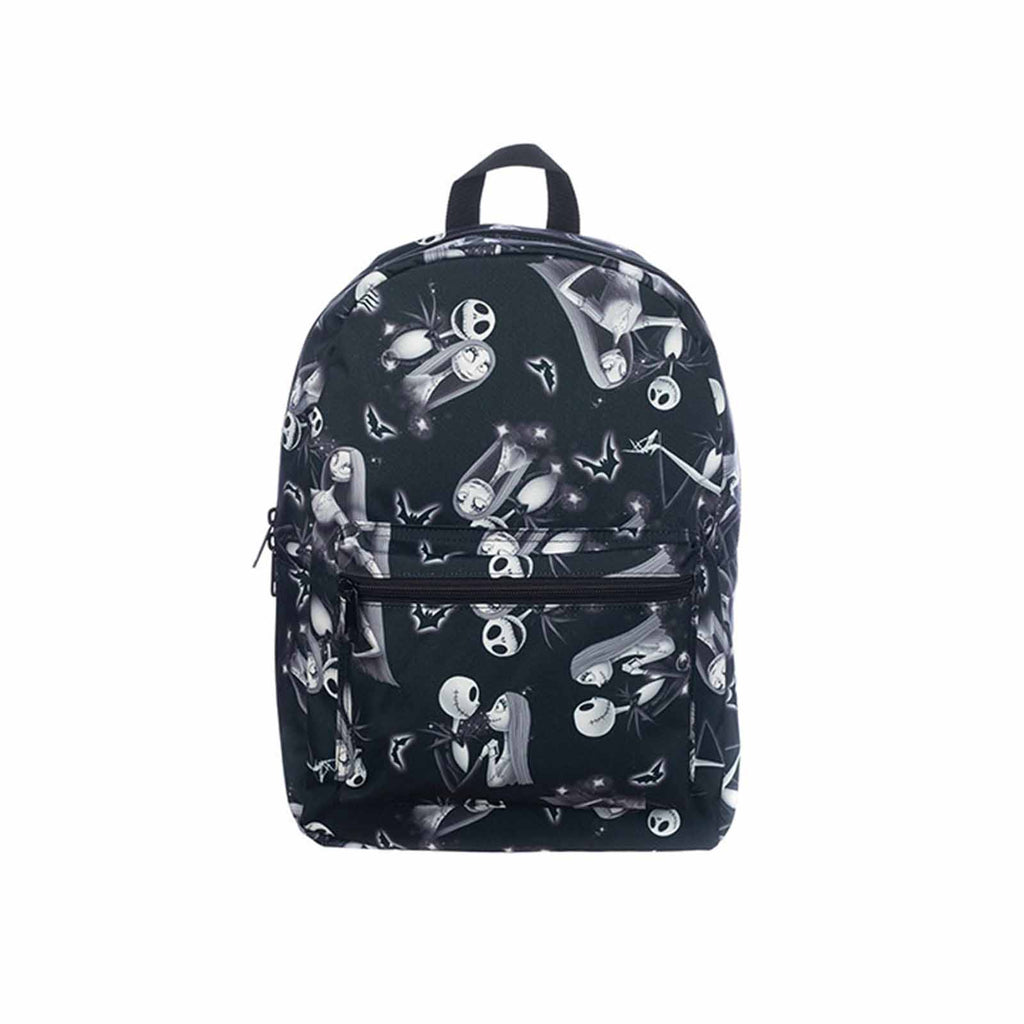 Bioworld Nightmare Before Christmas Jack And Sally All Over Print Backpack