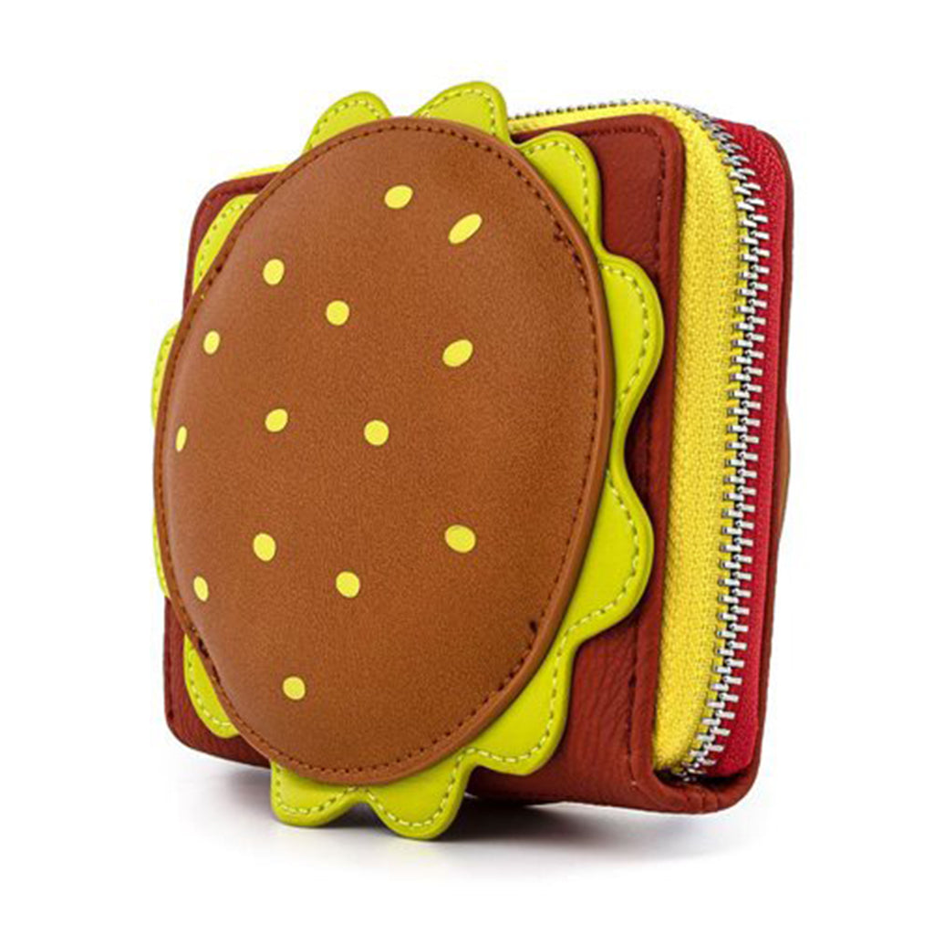 Loungefly SpongeBob SquarePants Plankton Krabby Patty Zip Around Wallet