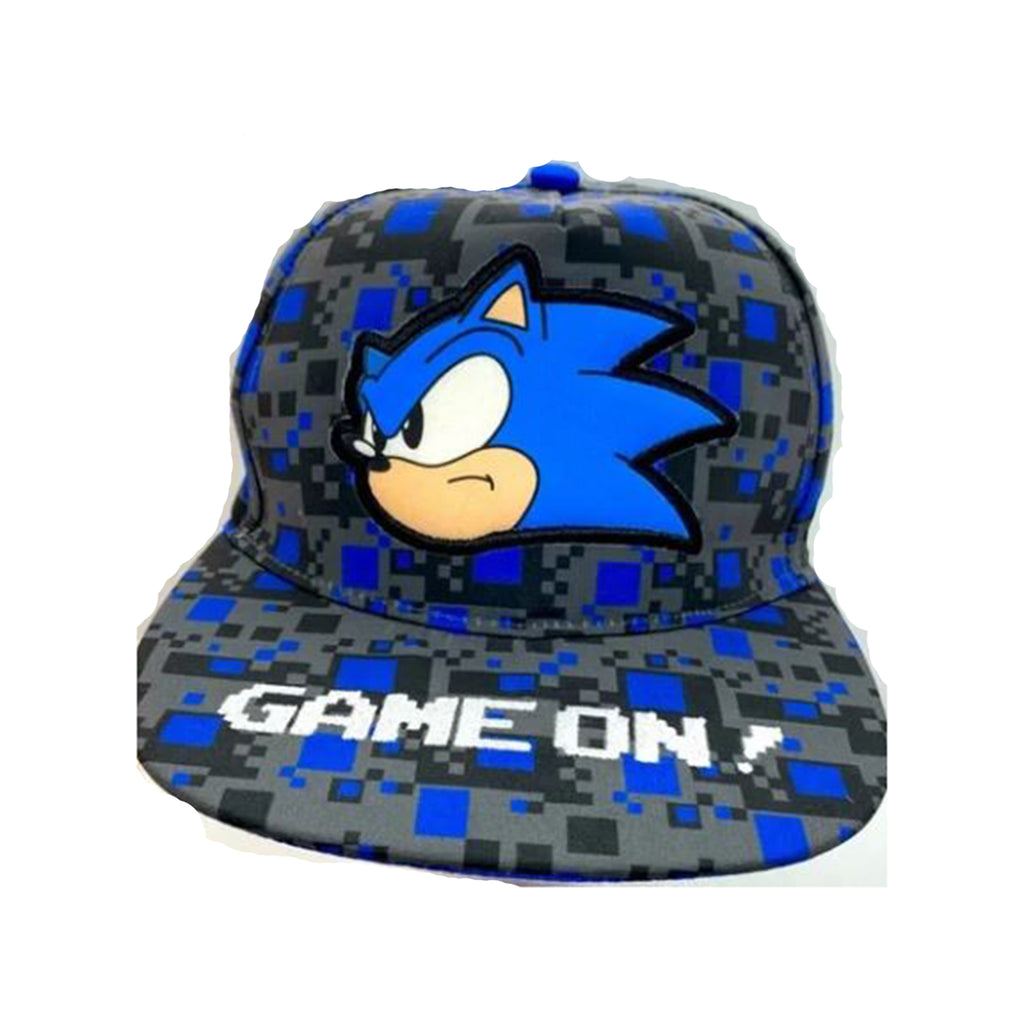 Sega Sonic The Hedgehog Game On Velcro Hat