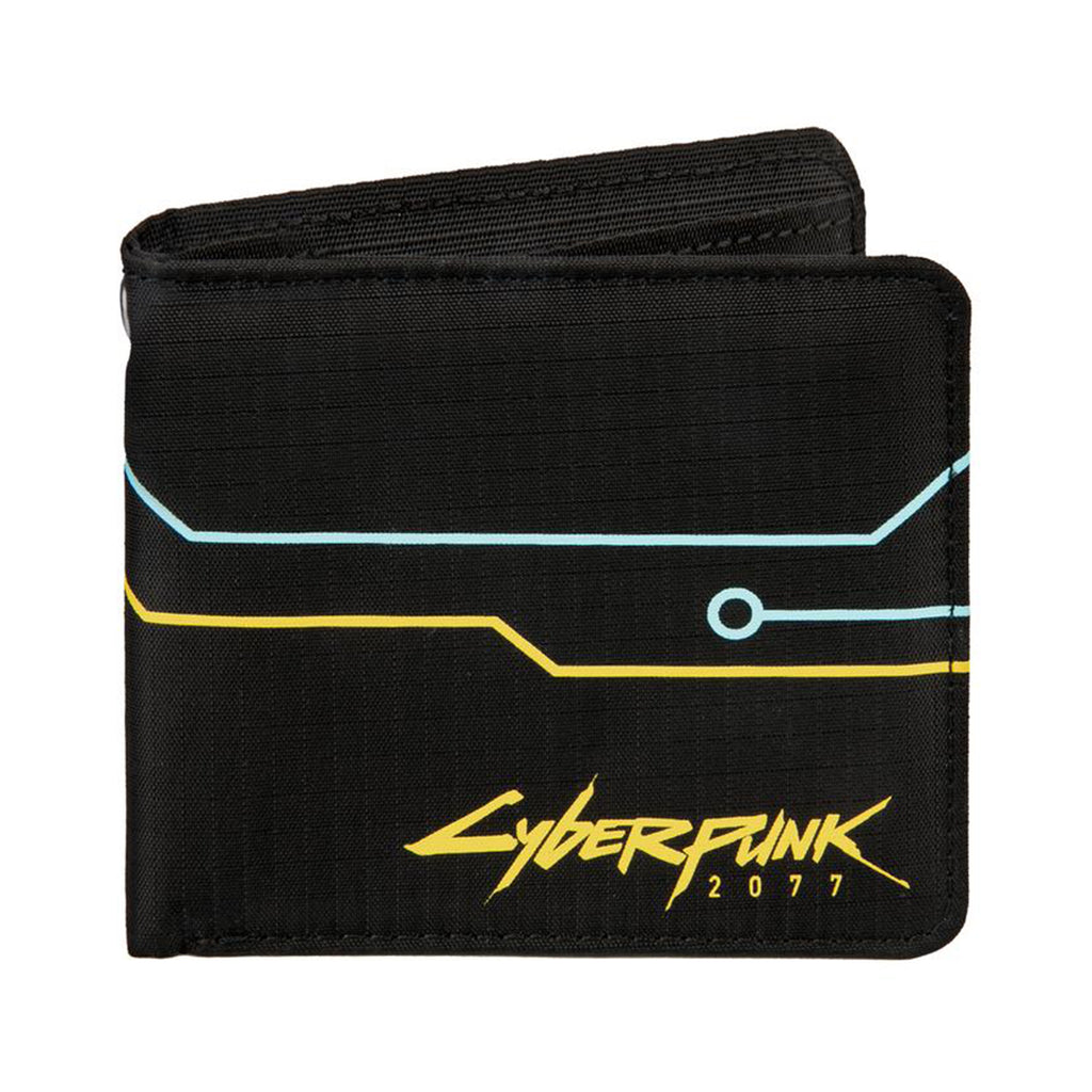 Cyberpunk 2077 Hack Bi-Fold Black Wallet