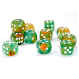 Chessex 7 Set Polyhedral Dice Nebula Spring White  D6 Luminary CHX27755 - Radar Toys