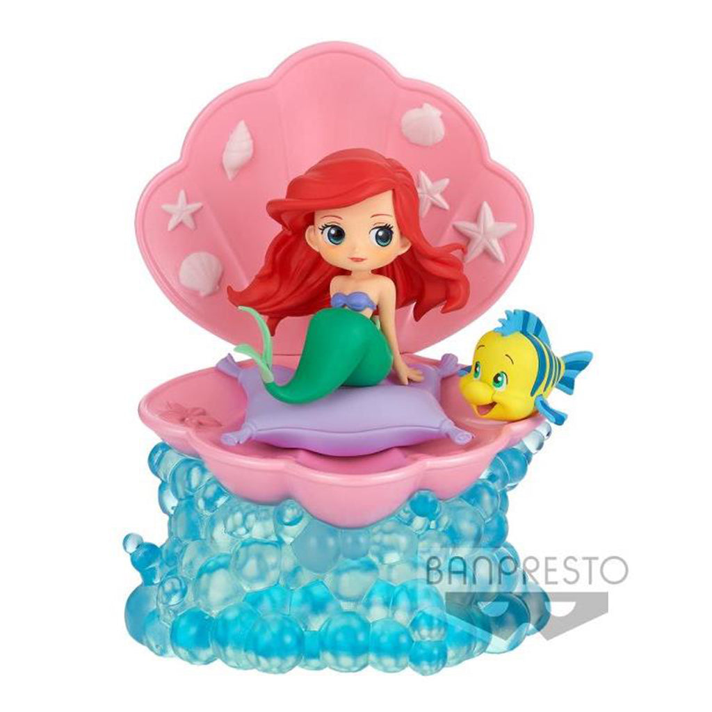 Bandai Little Mermaid Qposket Stories Ariel Pink Shell A Figure
