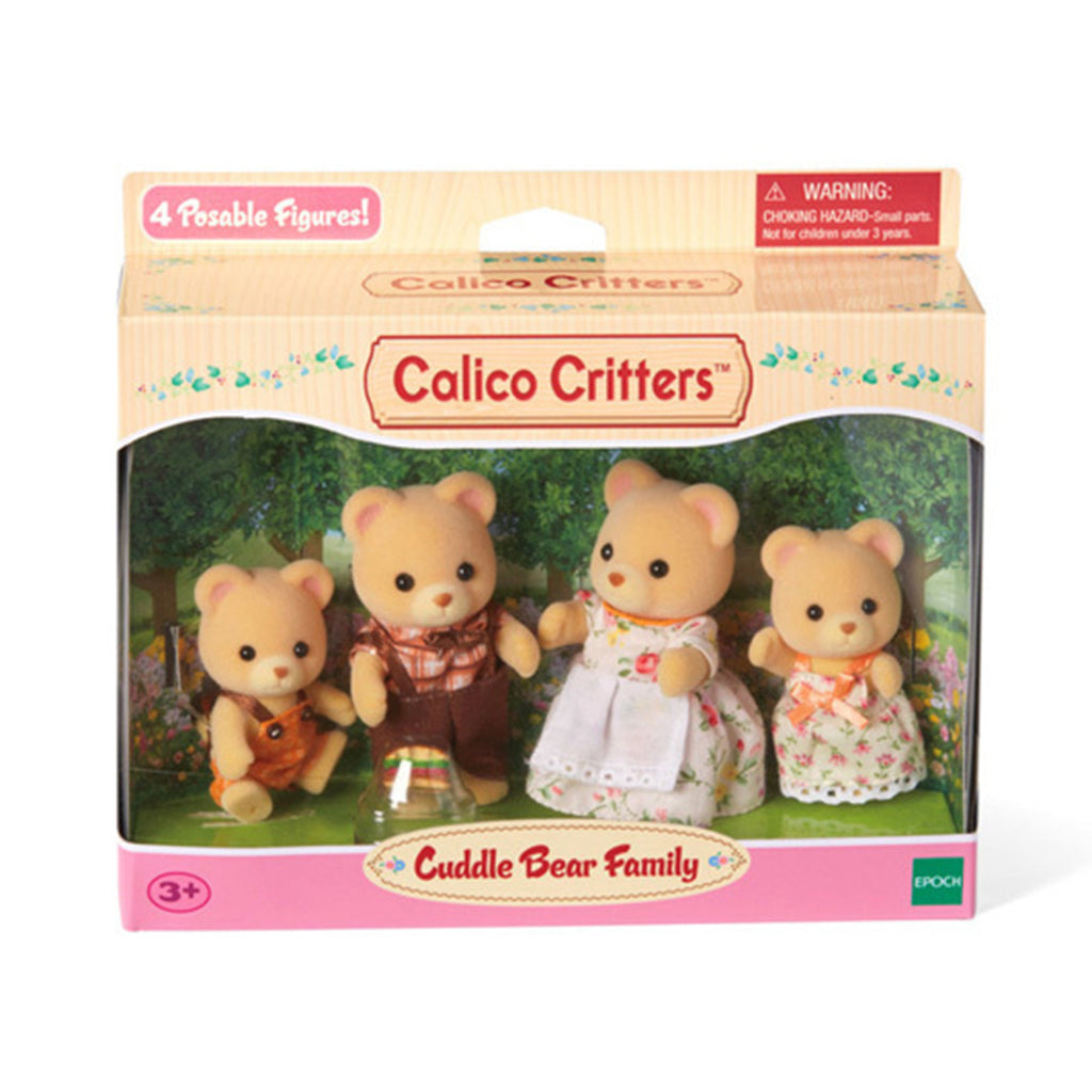 Calico Critters Cuddle Bear Family Figure Set