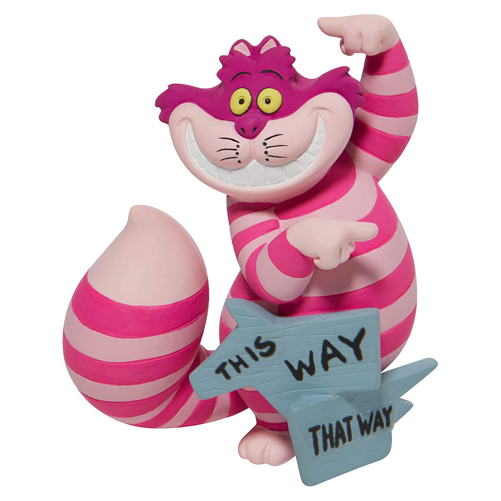 Enesco Disney Showcase Mini Cheshire Cat This Way Figure