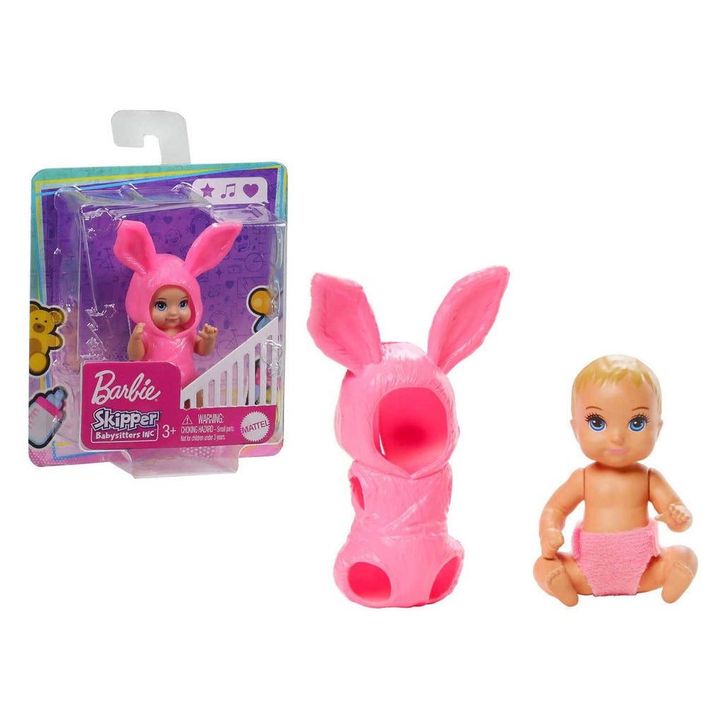 Barbie Skipper Babysitters Inc Costume Pink Bunny Set