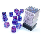 Chessex 7 Set Polyhedral Dice Nebula Nocturnal Blue D6 Luminary CHX27757 - Radar Toys