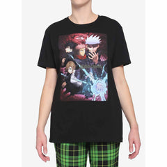 Jujutsu Kaisen Character Poster Adult Tee Shirt - Radar Toys