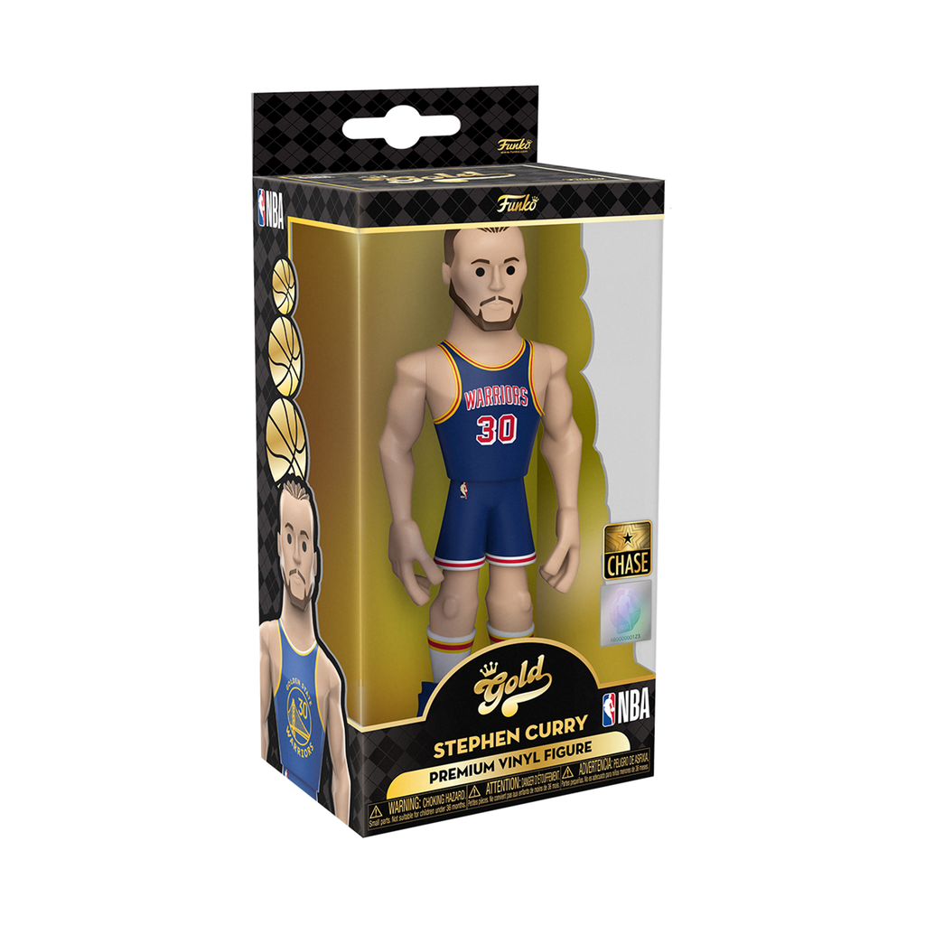 Funko NBA Warriors Gold Stephen Curry Figure CHASE VERSION